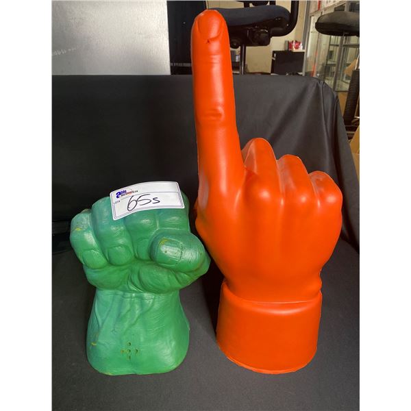 HULK SOFT GLOVE AND POINTING FINGER SOFT GLOVE