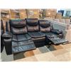 Image 2 : BLACK DOUBLE END RECLINING SOFA