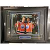 Image 2 : ASSORTED COLLECTIBLES INCLUDING; 2 FRAMED EDMONTON OILERS ALES HEMSKY & CONNOR MCDAVID WITH WAYNE
