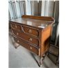 Image 2 : OAK BARLEY TWIST 4 DRAWER DRESSER CIRCA 1880S