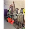 Image 1 : ASSORTED ITEMS INCLUDING; METAL BARREL TROUGH, BIRD HOUSES, PLANTERS BOXES & MORE