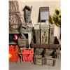 Image 2 : ASSORTED ITEMS INCLUDING; METAL BARREL TROUGH, BIRD HOUSES, PLANTERS BOXES & MORE