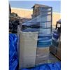 Image 2 : PALLET OF ASSORTED ITEMS INCLUDING; LUGGAGE, CABINET, DISPLAY RACK & MORE