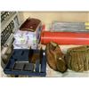 Image 3 : ASSORTED ITEMS INCLUDING; BASEBALL GLOVES & BATS, WOODEN PRACTICE SWORDS, PAPER & MORE