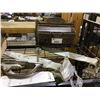 Image 3 : ASSORTED ITEMS INCLUDING; MAILBOX, LARGE DOOR HINGES, DOOR PARTS & MORE