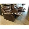 Image 3 : 2 PIECE RECLINING LOVESEAT & CHAIR SET WITH CUSHIONS (CHAIR HAS TEAR ON BACK)