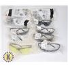 Image 1 : LOT OF 10 ASSORTED SAFETY GLASSES