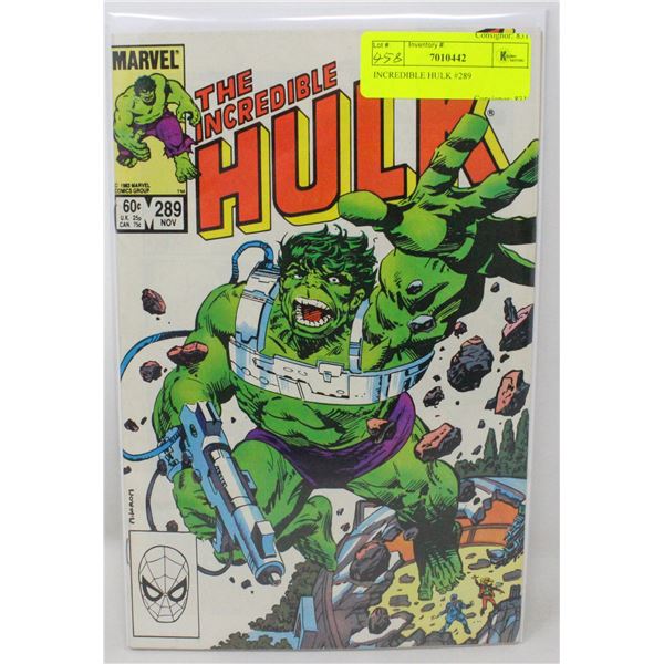 INCREDIBLE HULK #289