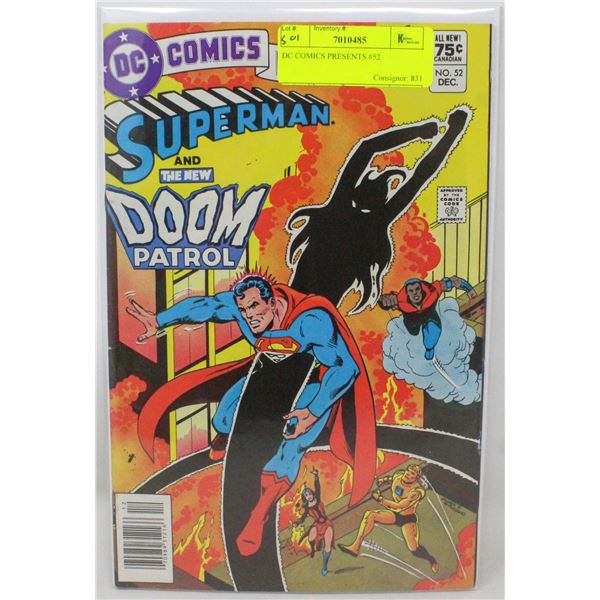 DC COMICS PRESENTS #52