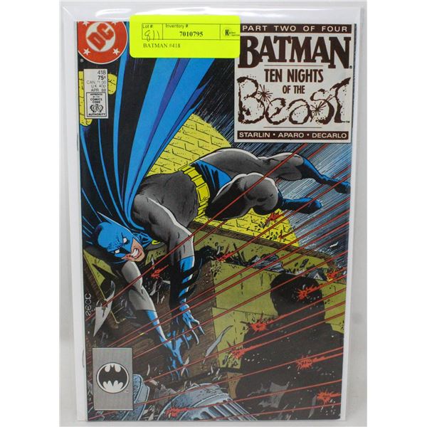 BATMAN #418