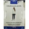 Image 2 : Girls Calvin Klein Youth Plush Top and Legging Set (10/12)