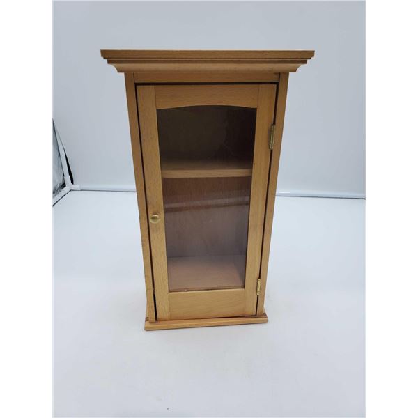 Small Wooden Cabinet with Shelf