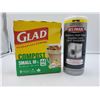 Image 1 : Glad Compost Compostable Bags and Weiman Stainless Steel Wipes