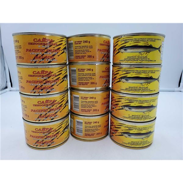 Pacific Saury Chunk with Oil (12 x 205g)