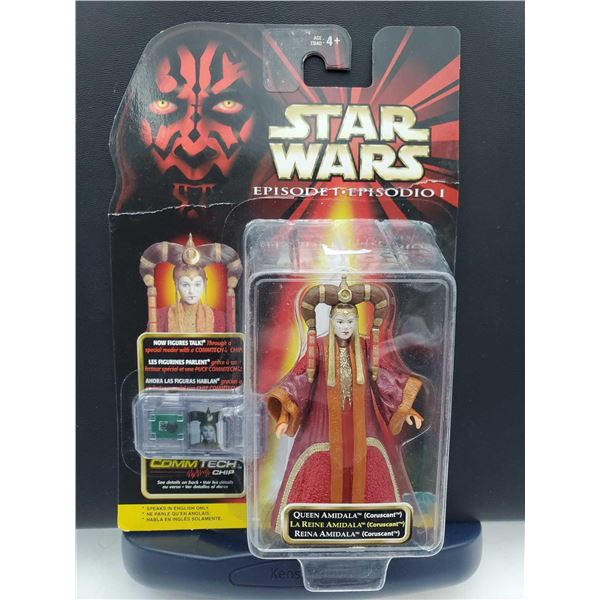New Star Wars Episode 1 Queen Amidala with ConTech Chip Talking Figurine