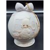 Image 1 : The Precious Moments collection Christmas ornament with stand