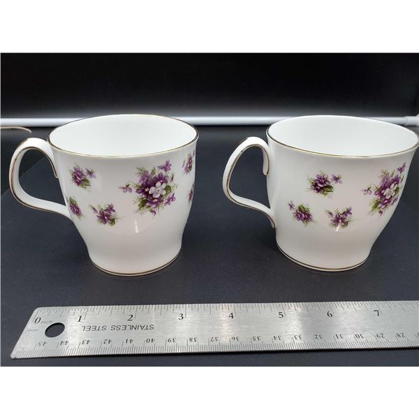 Lot of 2 Royal Albert Sweet Violets Tea Cups