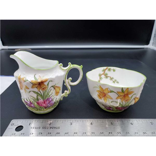 Aynsley Set of Cream & Sugar Bone China