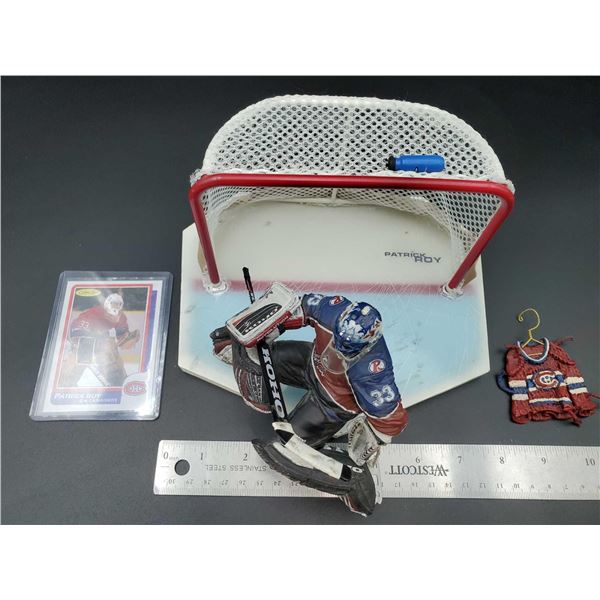 McFarlane Premium On Ice Hockey Figurine - Patric Roy includes Jersey & Card