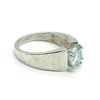 Image 2 : Silver Moisanite(2.25ct) Rhodium Plated Mens Ring Ring (~weight 6.3g)