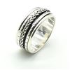 Image 3 : Silver Habd Made Spin Mens Ring Ring (~weight 7.85g)