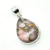 Image 2 : Silver Pink Muhave Turquoise(15.5ct) Habd Made Pendant (~weight 6.25g)