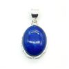 Image 1 : Silver Lapis(12.75ct) Hand Made Pendant (~weight 6.15g)