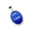 Image 2 : Silver Lapis(12.75ct) Hand Made Pendant (~weight 6.15g)