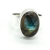 Image 1 : Silver Labradorite(10.8ct) Hand Made Mens Ring Ring (~weight 7.25g)
