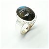 Image 3 : Silver Labradorite(10.8ct) Hand Made Mens Ring Ring (~weight 7.25g)