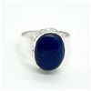 Image 1 : Silver Lapis(10.8ct) Hand Made Mens Ring Ring (~weight 6.6g)