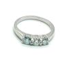 Image 1 : Silver Moisanite(0.95ct) Rhodium Plated Ring (~weight 2.55g)