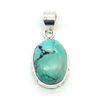 Image 1 : Silver Turquoise(11.1ct) Hand Made Pendant (~weight 4.5g)