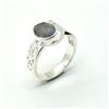 Image 3 : Silver Labradorite(1.8ct) Hand Made Ring (~weight 4.15g)