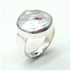 Image 3 : Silver Pearl(11.7ct) Hand Made Ring (~weight 7.3g)