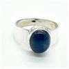 Image 1 : Silver Tanzanite(4.5ct) Hand Made Mens Ring Ring (~weight 5.5g)