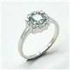 Image 3 : Silver Moisanite(1.35ct) Rhodium Plated Mens Ring Ring (~weight 3.9g)