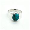 Image 1 : Silver Turquoise(3.9ct) Hand Made Mens Ring Ring (~weight 5g)