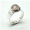 Image 3 : Silver Rose Quartz(2.9ct) Hand Made Mens Ring Ring (~weight 5.25g)
