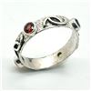 Image 3 : Silver Multi Colour Gem Stone(0.9ct) Hand Made Mens Ring Ring (~weight 3.45g)