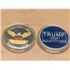 Image 2 : Lot of 2 - USA President Donald Trump NEW encapsulated collector coins