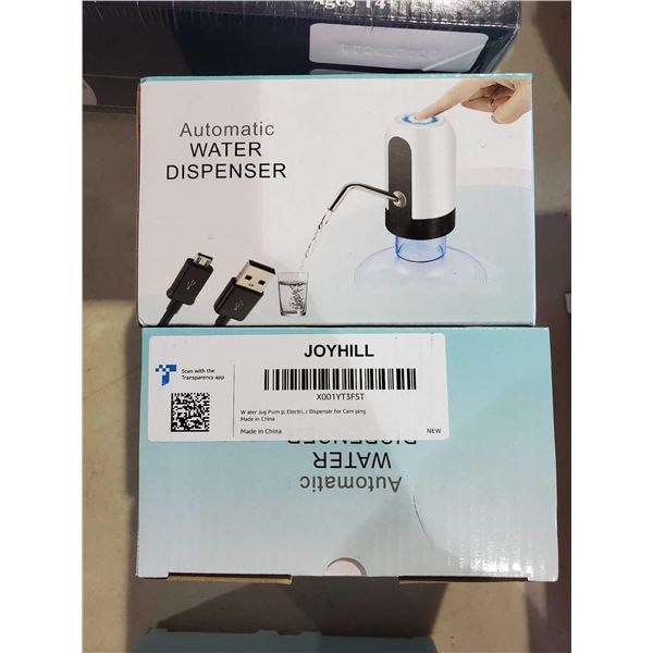 New Joyhill Rechargeable Water Dispenser Lot of 2