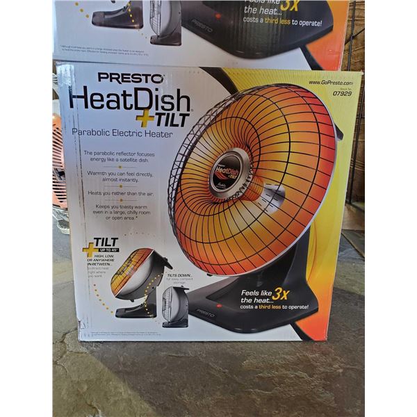 New Presto Electric Heat Dish + Tilt