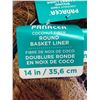 Image 5 : New Bulk Lot Coconut Hair Planter Liners - Round 12", Round 14" Rectangular 30" on Organizing Rack