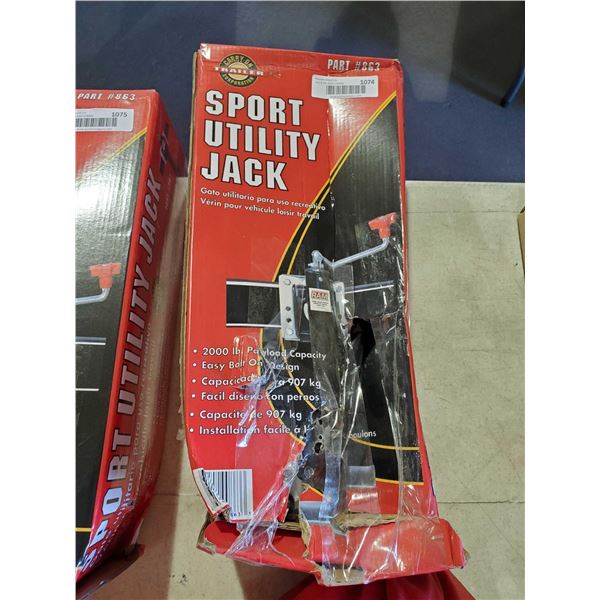 New Carry-On Trailer Sport Utility Jack - Good to 2000 Lbs