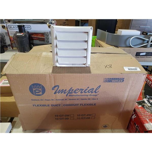 New Imperial Flexble Duct Conduit - Case of 8
