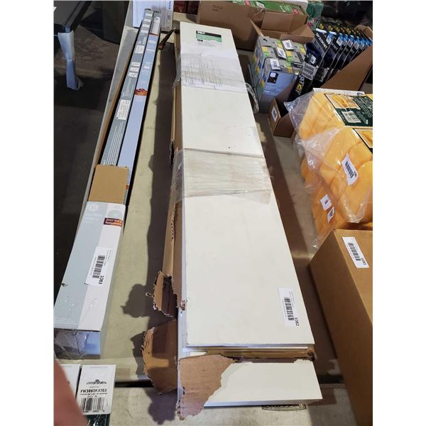 New KV All Purpose Shelf 8" x 48" x  5/8" - Lot of 5 - Some Damage as see in photos