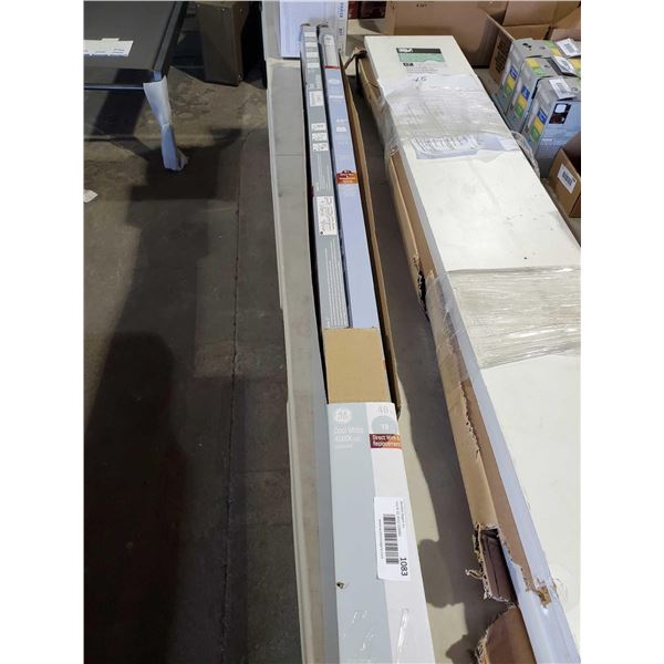 New GE Cool White 4000K LEAD 48" Direct Wire & Replacement Light Bulbs - Lot of 6