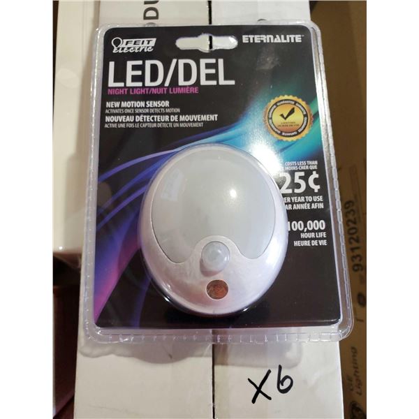 New Feit Electric LED Night Lights - Lot of 6