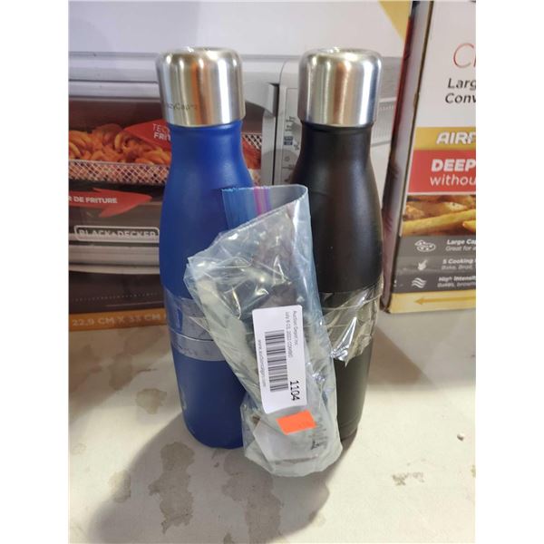 New Crazy Caps UV Light,Water Sterilizing Bottles Pack of 2
